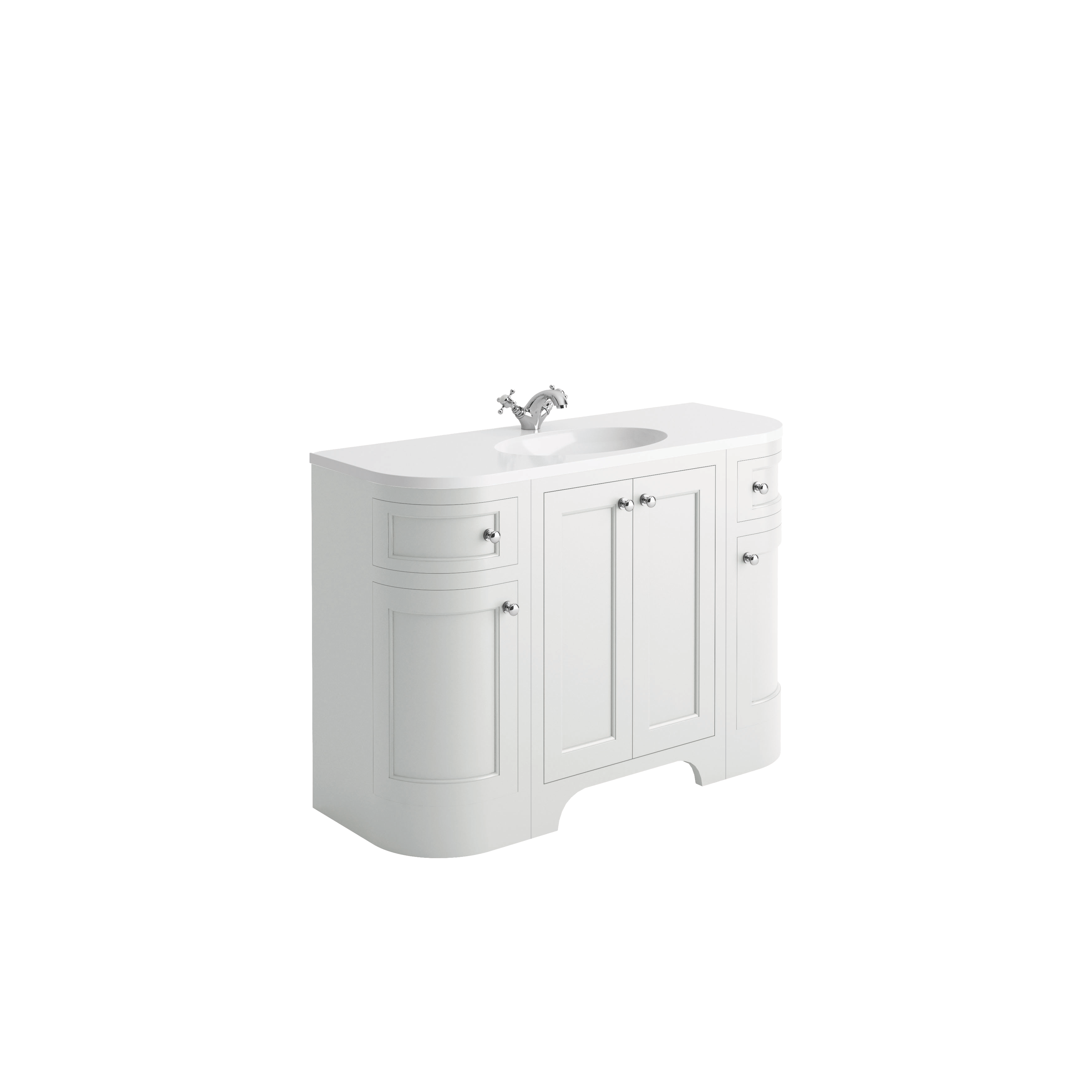 Brunswick Curved Side Cabinet – Left