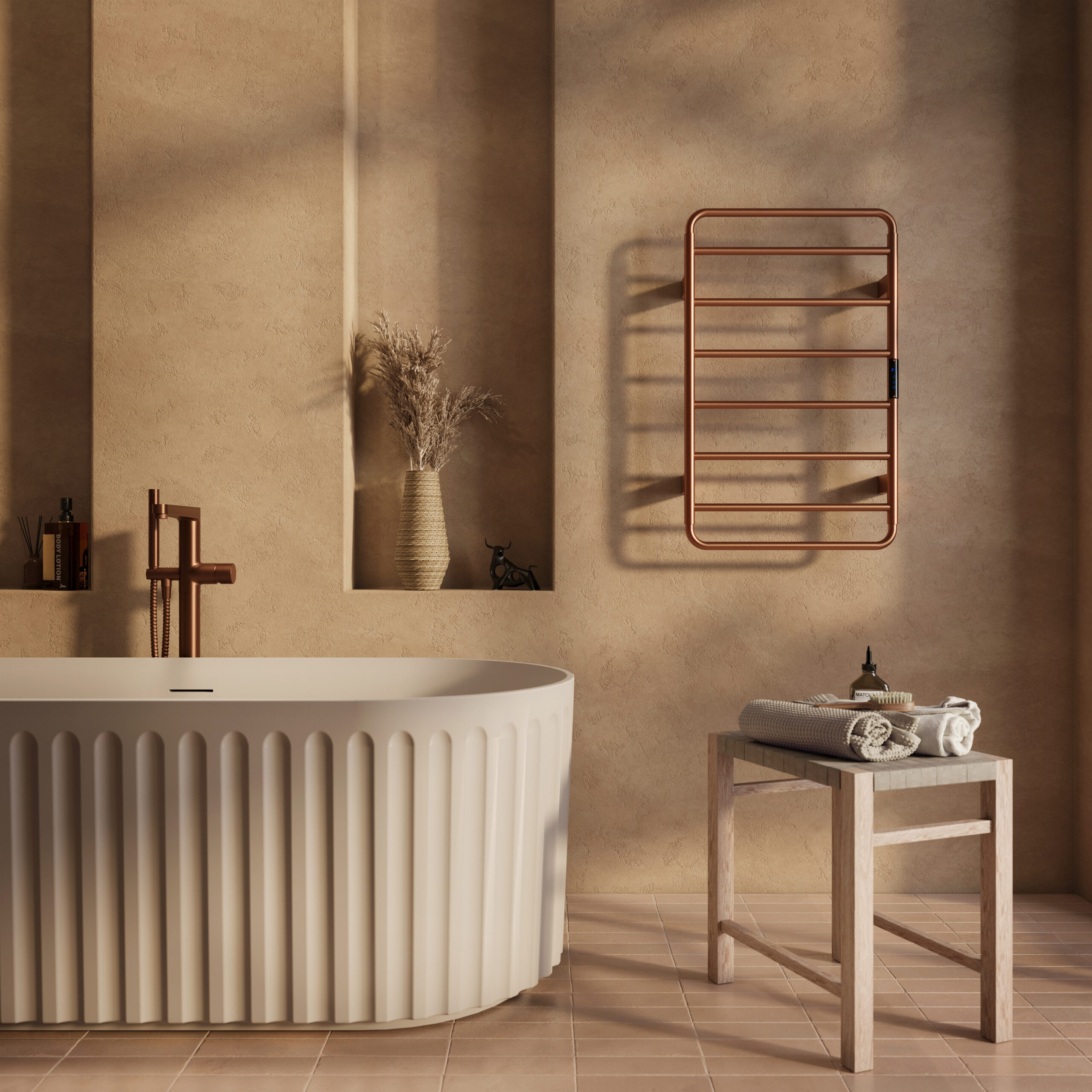 Aura Electric Towel Rail 800 x 500